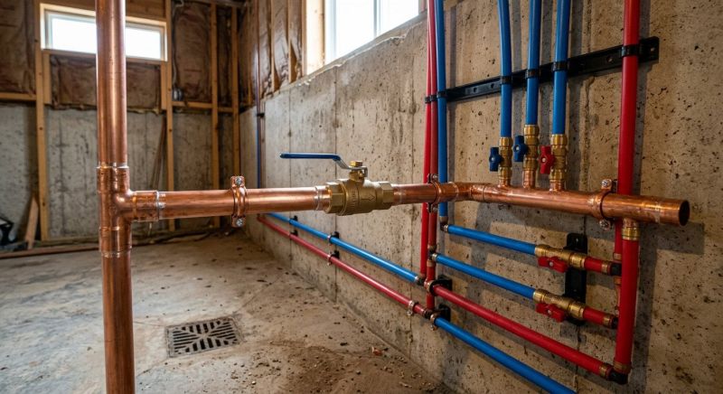Copper Water Line Installation in Denver, CO