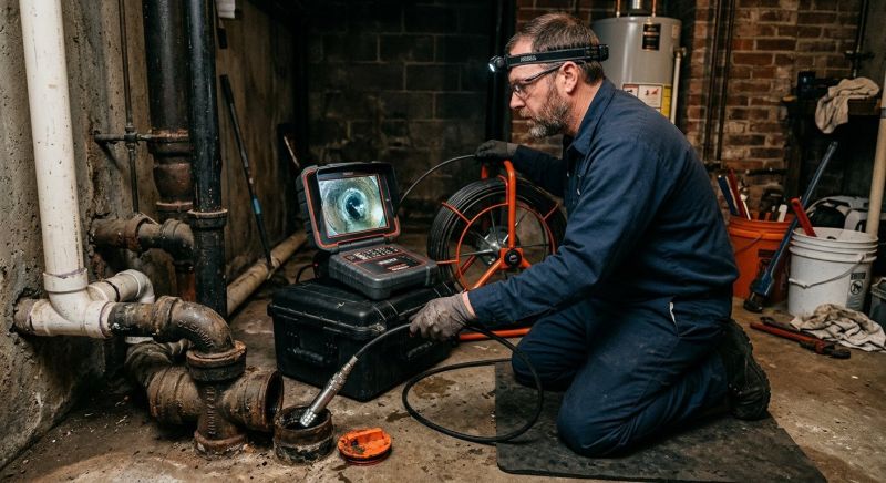 Drain Camera Inspection in Charlotte, NC