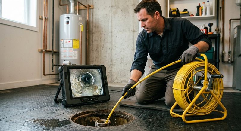 Drain Line Inspection in Charlotte, NC